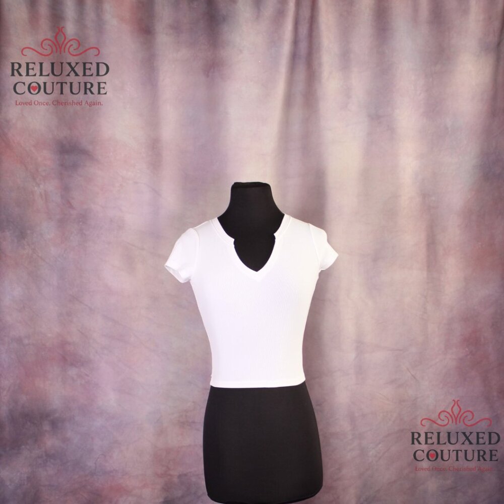 Hollister White Crop Top